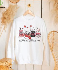 Cats Happy Valentine’s Day hoodie, sweater, longsleeve, shirt v-neck, t-shirt