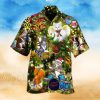 Raiders Hawaiian Shirt Print Rose Skull Unleash Your Team Spirit