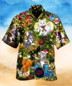 Cats Merry Christmas Angel Limited Edition Hawaiian Shirt