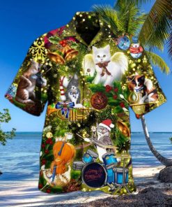 Cats Merry Christmas Angel Limited Edition Hawaiian Shirt