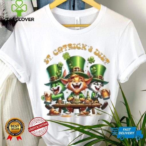Cats St. Catrick’s diet St. Patrick’s Day T Shirt
