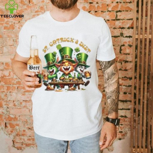 Cats St. Catrick’s diet St. Patrick’s Day T Shirt