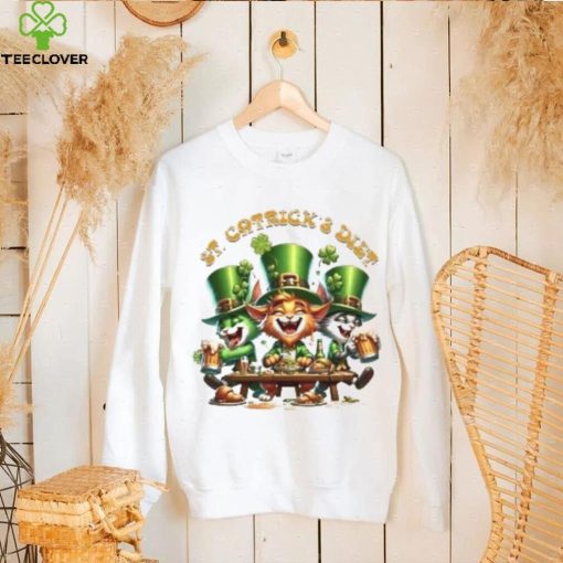 Cats St. Catrick’s diet St. Patrick’s Day T Shirt