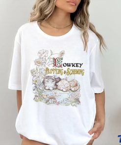 Cats and flowers lowkey plotting and scheming hoodie, sweater, longsleeve, shirt v-neck, t-shirt