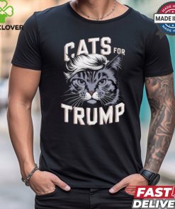 Cats for Trump cat lover and Trump supporter T shirt