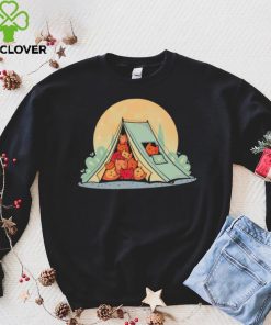 Cats in a tent under the full moon Cat Camping hoodie, sweater, longsleeve, shirt v-neck, t-shirt