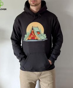 Cats in a tent under the full moon Cat Camping hoodie, sweater, longsleeve, shirt v-neck, t-shirt