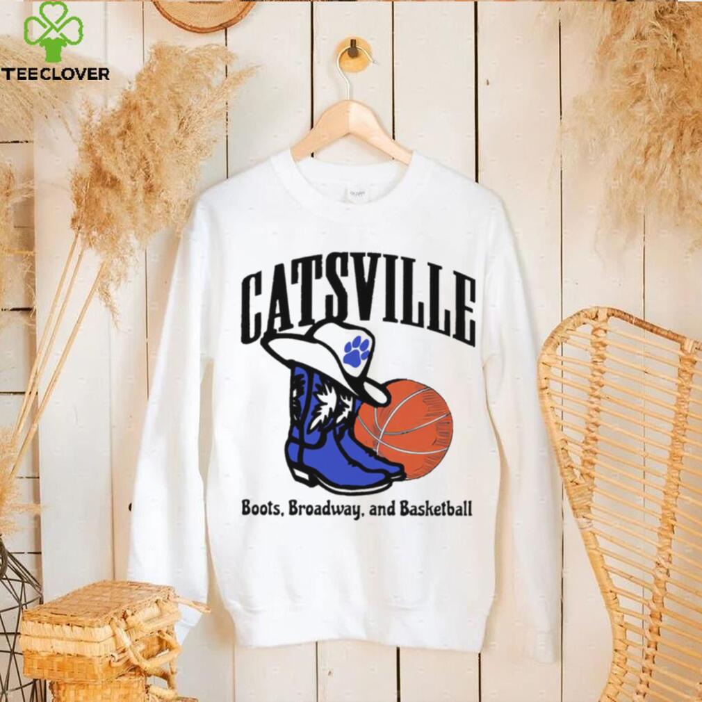 Catsville boots broadway and basketball shirt Catsville boots broadway and basketball shirt