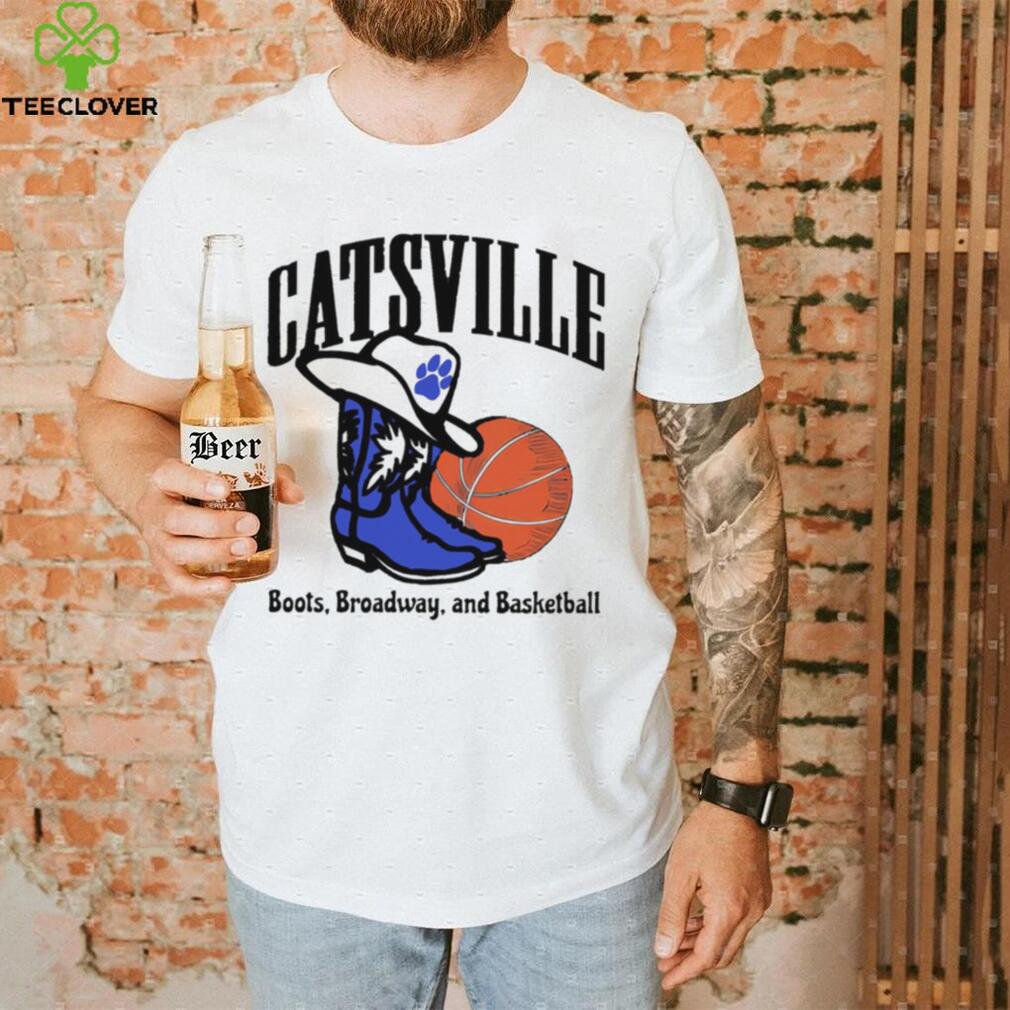 Catsville boots broadway and basketball shirt Catsville boots broadway and basketball shirt