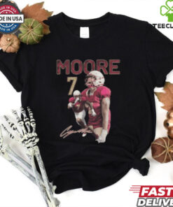 Cazeem Moore shirt signature 2024 t shirt