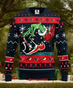 Houston Texans Grinch Christmas Ugly Sweater