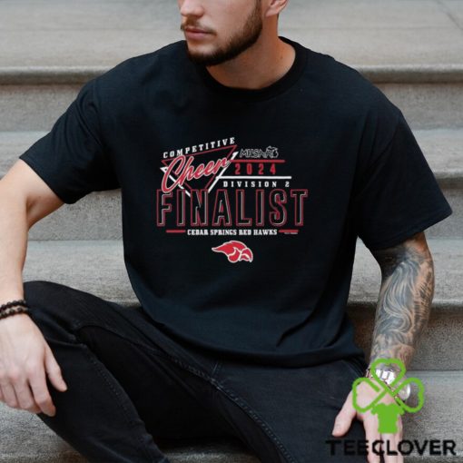 Cedar Springs Red Hawks 2024 MHSAA Cheer Division 2 Finalist T Shirt