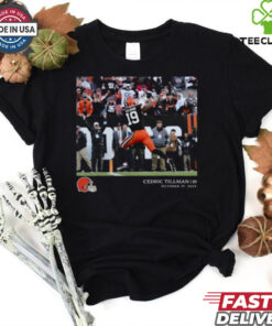 Cedric Tillman Cleveland Browns NFL Flash Fixtures Week 8 Oct 27 2024 t shirt