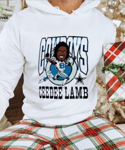 CeeDee Lamb Dallas Cowboys cartoon run signature shirt