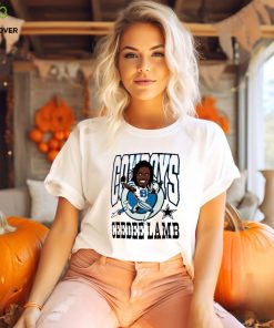CeeDee Lamb Dallas Cowboys cartoon run signature shirt