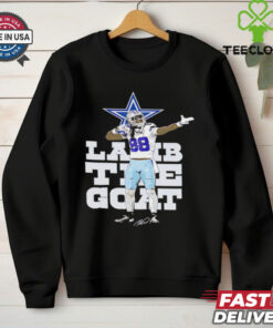 CeeDee Lamb The Goat Dallas Cowboy signature Limited Edition Legacy Tees