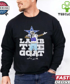 CeeDee Lamb The Goat Dallas Cowboy signature Limited Edition Legacy Tees
