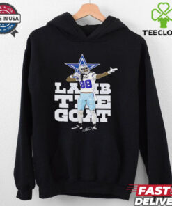 CeeDee Lamb The GOAT Dallas Cowboys Signature Limited Edition Legacy Tee, celebrating his legacy with a signature design for Cowboys fans.
