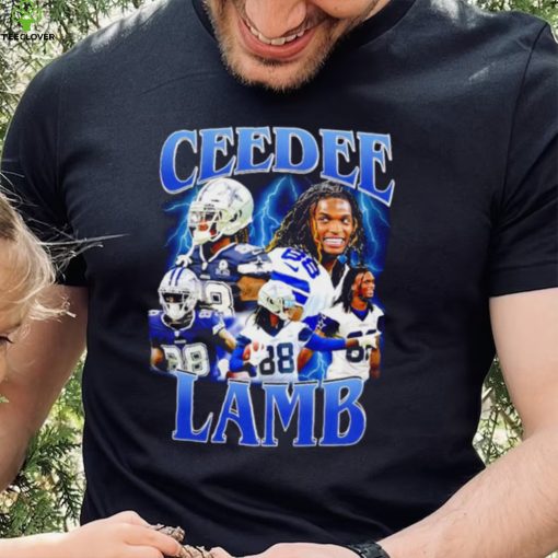 CeeDee Lamb number 88 Dallas Cowboys football player portrait lightning hoodie, sweater, longsleeve, shirt v-neck, t-shirt