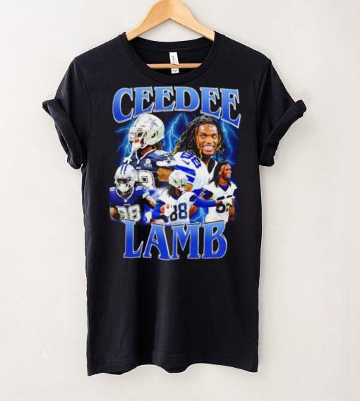 CeeDee Lamb number 88 Dallas Cowboys football player portrait lightning hoodie, sweater, longsleeve, shirt v-neck, t-shirt