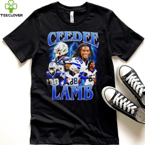 CeeDee Lamb number 88 Dallas Cowboys football player portrait lightning hoodie, sweater, longsleeve, shirt v-neck, t-shirt