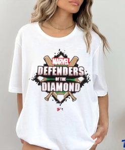 Celebrate Marvel’s Defenders Of The Diamond Baseball T shirt
