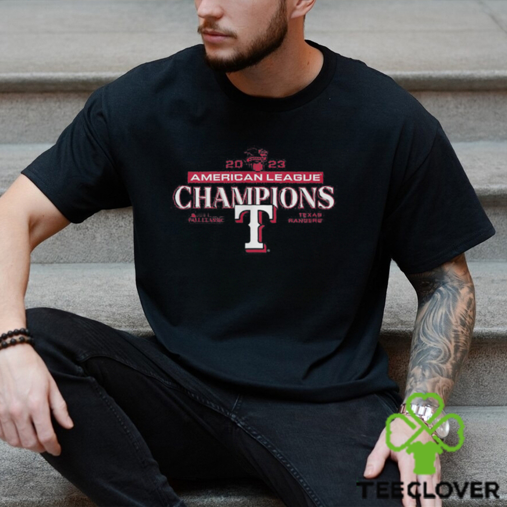 Celebrate the Texas Rangers' 2023 American League Championship with this official T shirt Celebrate the Texas Rangers' 2023 American League Championship with this official T shirt