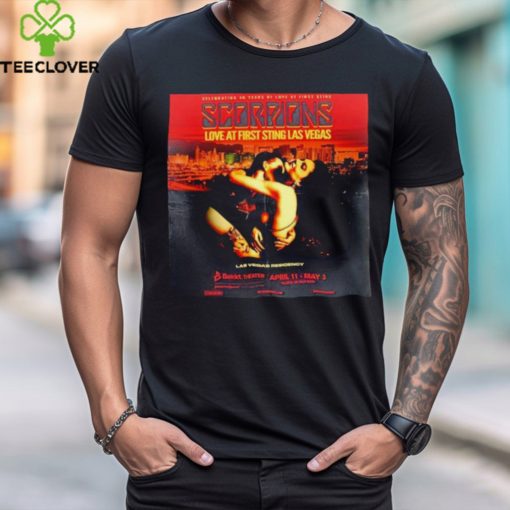 Celebrating 40 Years Of Love At First Sting Scorpions Love At First String shirt