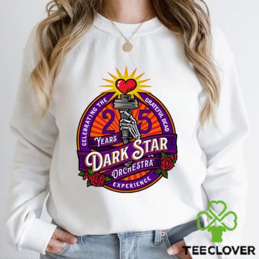 Celebrating the Grateful Dead 25 years Dark Star Orchestra experience logo hoodie, sweater, longsleeve, shirt v-neck, t-shirt