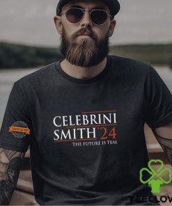 Celebrini Smith 24 The Future Is Teal Shirt