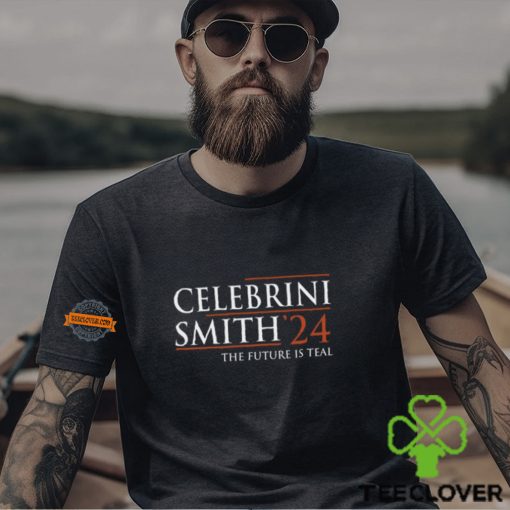 Celebrini Smith 24 The Future Is Teal Shirt