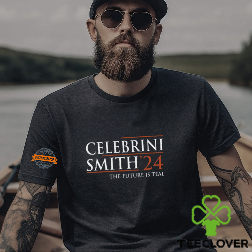 Celebrini Smith 24 The Future Is Teal Shirt Celebrini Smith 24 The Future Is Teal Shirt
