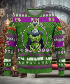 Cell Anime Dragon Ball Z Xmas Women Mens Ugly Christmas Sweater