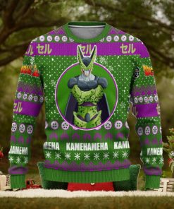 Cell Anime Dragon Ball Z Xmas Women Mens Ugly Christmas Sweater