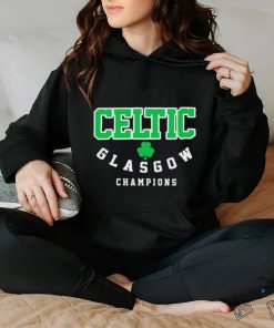 Celtic FC Glasgow Champions 2023 logo shirt