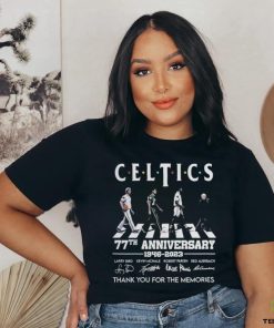 Celtics 77th Anniversary 1946 – 2023 Thank You For The Memories T Shirt