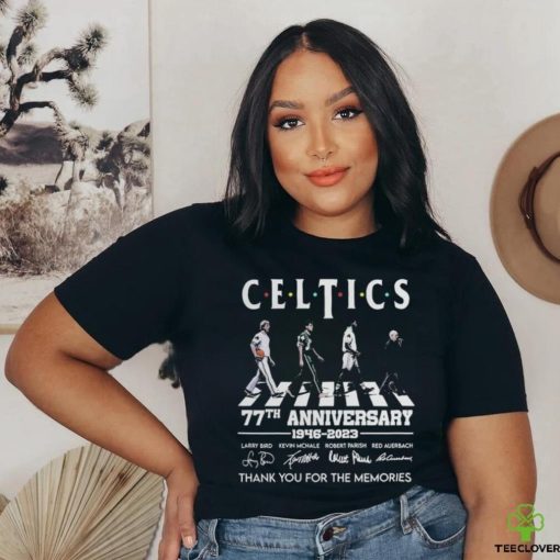 Celtics 77th Anniversary 1946 – 2023 Thank You For The Memories T Shirt