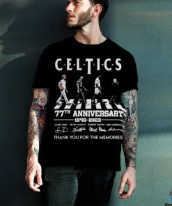 Celtics 77th Anniversary 1946 – 2023 Thank You For The Memories T Shirt