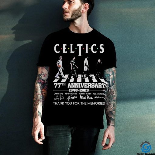 Celtics 77th Anniversary 1946 – 2023 Thank You For The Memories T Shirt