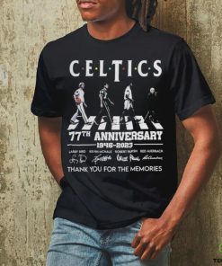 Celtics 77th Anniversary 1946 – 2023 Thank You For The Memories T Shirt