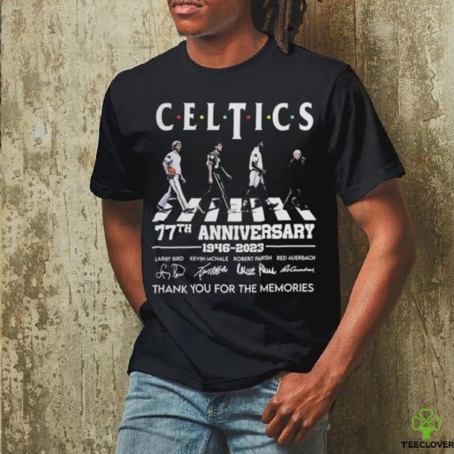 Celtics 77th Anniversary 1946 – 2023 Thank You For The Memories T Shirt