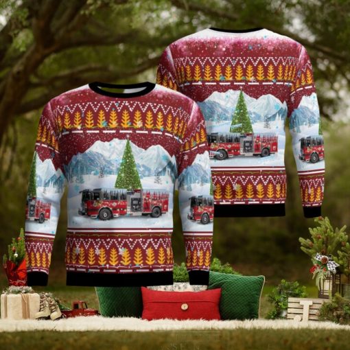Centereach New York Centereach Fire Department AOP Ugly Christmas Sweater Unique Christmas Gift
