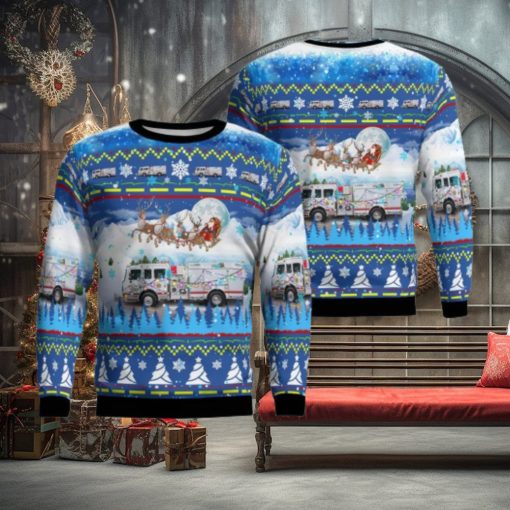 Centralia Fire Protection District, Centralia, Illinois Christmas Aop Ugly Sweater 3D Gift For Men And Women