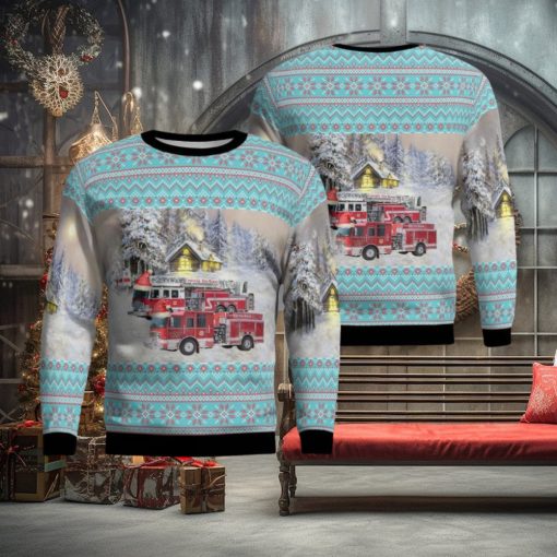 Centralia Illinois Centralia City Fire Department AOP Ugly Christmas Sweater Unique Christmas Gift