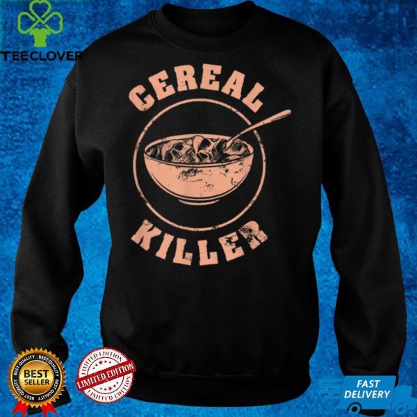 Cereal Killer Halloween Night Spooky Breakfast Milk Cereals T Shirt