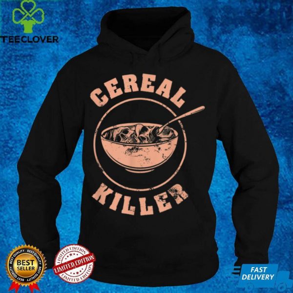 Cereal Killer Halloween Night Spooky Breakfast Milk Cereals T Shirt