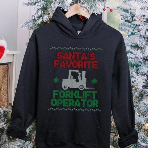 Certified Forklift Truck Operator Christmas Vintage Ugly Unisex Shirt