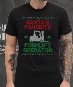 Certified Forklift Truck Operator Christmas Vintage Ugly Unisex Shirt