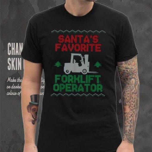 Certified Forklift Truck Operator Christmas Vintage Ugly Unisex Shirt