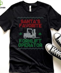 Certified Forklift Truck Operator Christmas Vintage Ugly Unisex Shirt